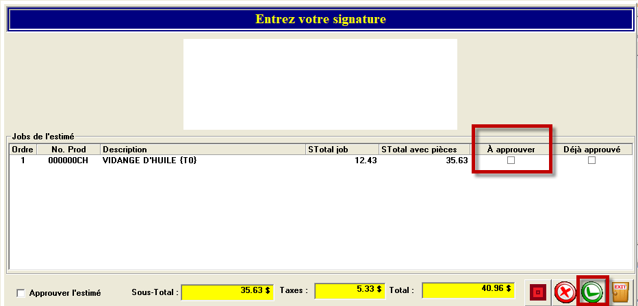 Sign with GEM-PAD